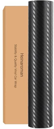 Heinaroman Autofolie für Karosserieschutz Kratzfestigkeit Air Release Technology 1524 X 152CM 3D Carbon Fiber Car Wrapping Folie Vinylfolie