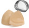 Klebe Bh Push Up Pads, Doppelseitig Klebende Brusteinsätze mit Tasche, Trägerloser Selbstklebender Bh Für Damen, Wiederverwendbar Silikon Bh Selbstklebend, Unsichtbare Klebende Pushup Nippelcover (C)