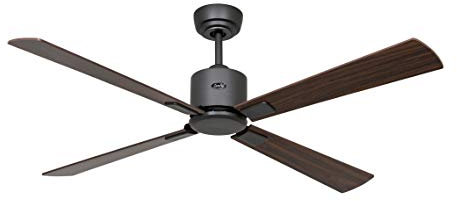 CasaFan ECO NEO III 132 WiFi Deckenventilator - Energiesparender & leiser Ventilator mit hochwertigen Holzflügeln | 6 Geschwindigkeiten inkl Fernbedienung | für Räume bis 25 qm & Schrägen bis 23°