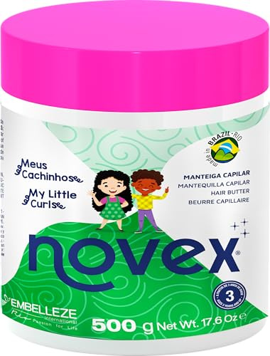 Novex My Little Curls Haarbutter für Kinder ab 3 Jahren, Leave-in-Haarbutter spendet Locken tiefenwirksam Feuchtigkeit, geeignet für alle Lockentypen, 500 g