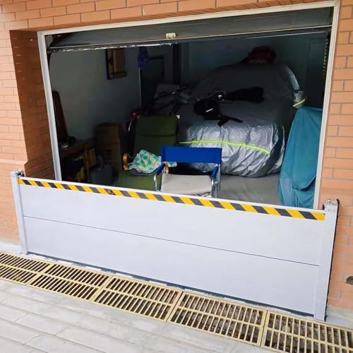 Genérico Puerta Garaje Barrera Anti Inundaciones Barreras De Protección contra Inundaciones Reutilizable para Sótano Exterior Escudo De Barrera De Agua Desmontable Portátil,A,50 * 40cm