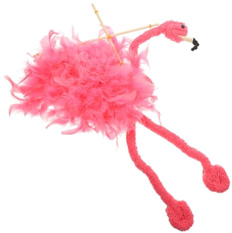 JOINPAYA Marionette Flamingo String Puppet Tier Handpuppe Spielzeug Bühnenshow Interaktives Puppenspielzeug