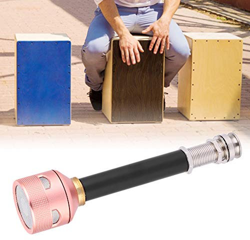 Cajon M, 0 Afrikanische Box -Mikrofon -Pickup Instrument Accessoire Drum Roségold mit Telefonlautsprecherverstärker für Percussion Musical WP02 Metall 13 7 Cm Pickupwp02 (WP02)