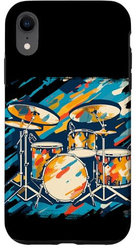 Batterie Portrait Cymbales Coque pour iPhone XR