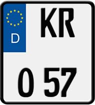 Jal.Zulassung | DIN-zertifizierte EU Kfz-Kennzeichen für Motorrad 180x200 offizielle Nummernschilder reflektierend Wunschkennzeichen (10 Kennzeichen Motorrad)