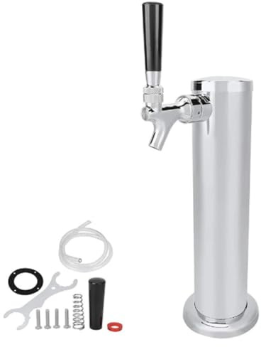 UNTERING Tour de tirage robuste en acier inoxydable 304 pour pubs, restaurants, usage domestique, installation facile, colonne de distribution de boissons commerciales