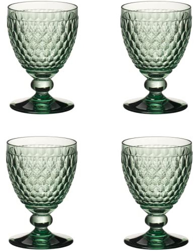 Villeroy & Boch Boston Lot de 4 verres à vin rouge vert 300 ml