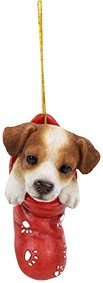 Vivid Arts- Hanging Christmas Stocking Pet Pals- Jack Russell