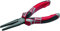 NWS 124-69-160-SB Number 124-69 Long Flat Nose Pliers, Black, 160 mm