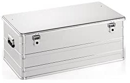 K. A. Aluminiumbox L902xB495xH367mm 140l m.Klapphebelverschlssen m.Bohrungen