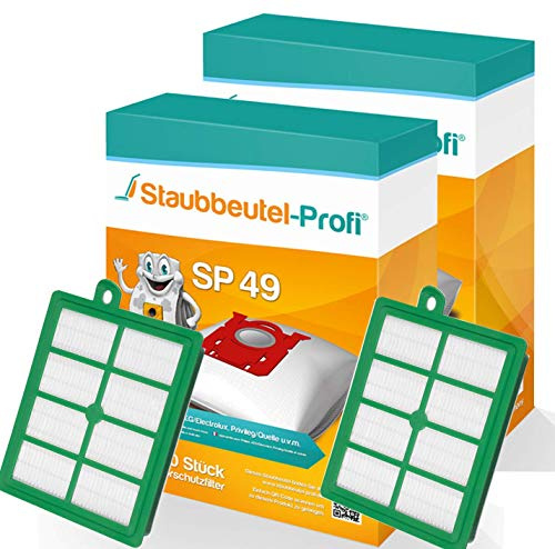 20 Staubsaugerbeutel-Set-SP49 kompatibel mit Swirl PH86, PH 86 geeignet für Philips FC 9197/91