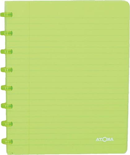 Schrift atoma a5 lijn 144blz 90gr pp transp ass | Omdoos a 10 stuk