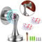 ZUONAI Stainless Steel Heavy Duty Indoors Door Stoppers for Skirtings, Adhesive Outdoor Wall Mounted Holder, Outside Metal Magnetic Door Catch