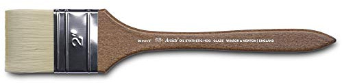 Winsor & Newton 5010850 synthetischer Künstler Ölpinsel mit hoher Elastizität & Lebensdauer, ergonomischer Stiel für Ölfarben und Alkydfarben - Lasurpinsel 2