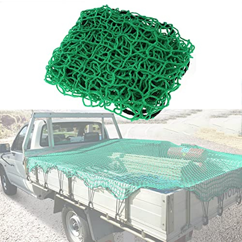 WOERD Filet Couvre Remorque Filet de Sécurité pour Benne/Camion, Maille Couvre Remorque pour Protection de Chargement(Size:2.5 * 3.5m,Color:Vert)