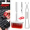 Keyboard Cleaner 5 in 1, Multifunction Airpod Cleaner Kit, Laptop Cleaning Kit with Keycap Remover, Computer Cleaner for Headphones Keyboards Camera, White Red,QKJ213