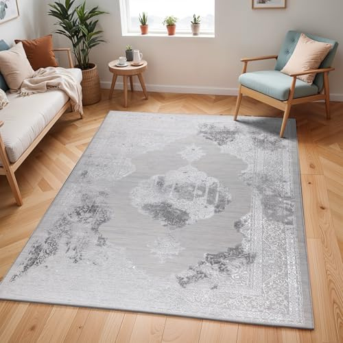 Livabliss Azra Vintage Rug, Living Room, Bedroom – 120x170 cm, Natural