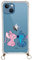 Official Lilo & Stitch iPhone 14 Plus Case Kiss Transparent Pendant to Protect Your Mobile. Choose the Case Type You Like Best with Official Disney License