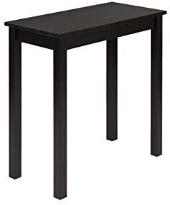 byLIVING Konsolentisch VESA/massiver Konsolentisch aus Pinie schwarz lackiert/B 75, H 75, T 38 cm