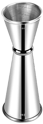 Delgeo Jigger da Cocktail in Acciaio Inossidabile (1oz/2oz Senza Graduazioni)