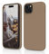 HiiVeet Silicone Case Designed for iPhone 15 Case,6.1 inch,Ultra Slim Shockproof Protective Liquid Silicone Phone Case with Soft Anti-Scratch Microfiber Lining，Light Brown