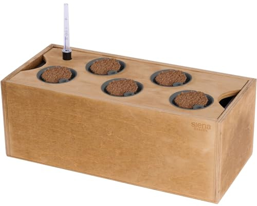 Siena Garden Hydroponikgefäß aus Holz Größe M