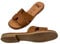 NENIC – Sandalia pala mujer de piel ATENAS – Estilo minimalista tipo Oran – Plantilla acolchada FLEX y suela EVA antideslizante – Hechas en España – Recomendamos elegir una talla más