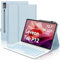 Clavier pour Lenovo Tab P12 Pro 12.7, étui clavier pour Lenovo P12 2023, coque clavier italien magnétique intelligent Bluetooth pour Lenovo P12 Pro Tablet 12.7 pouces(TB370FU), bleu clair