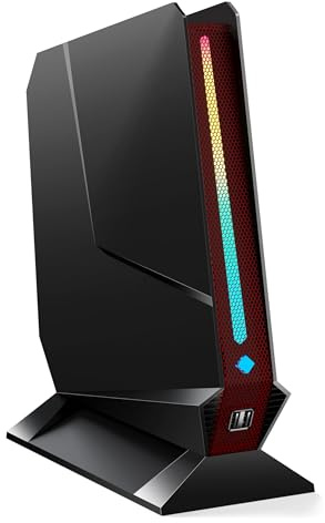 TOPGRO T1 Mini Gaming PC 8th Gen Core i7-8750H/GTX1650 4G GDDR5,Mini Computers(6C/12T, Up to 4.1GHz) 16GB DDR4,512GB PCIe3.0 SSD,Mini Desktop PC Win11 Pro,RGB Lights,WiFi5/BT4.2/1.0G LAN 4K@60Hz