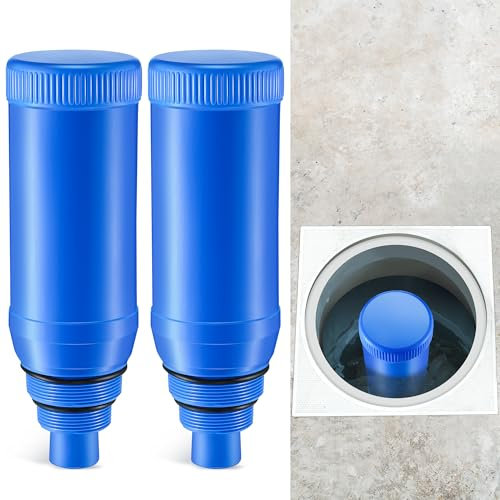 Dunkive 2 Pack Pool Skimmer Plug, Pool Skimmer Guard, Skimmer Winterization Plug for 1 1/2 and 2'' Threaded Skimmers, Suitable for Above and Inground Pool (9 Inch)