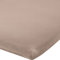 Erwin Müller Topper-Spannbettlaken Murnau Single-Jersey - Taupe Größe 180x200 cm - 200x200 cm - bis 10 cm Höhe geeignet, atmungsaktiv, strapazierstark