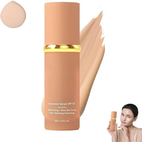 Cabindealer Foundation 4 in 1 - Light Spectrum, Cabindealer Foundation Cream, Cabindealer Foundation Makeup, Hydrating Concealer Foundation with Spf 50+ (1pcs, Natural)