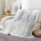 Überwurfdecke Mit Weiße Weide Aufdruck, 130X150Cm Flanell-Fleece Superweich Decke, Flauschig Gemütlich Warm Leicht Decke, Reise Überwurf Anlage Decke Für Couch Sofa Und Bett