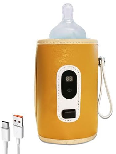 Bottle Warmer Cover, Fast Heating Milk Warmer, Portable Bottle Warmer, Temperature Adjustable Bottle Warmer, Baby Milk Heat Keeper, Insulation Cover for Bottle, Car Travel Bottle Warmer,