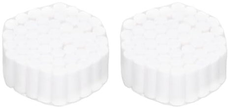 CUEMOON Lot de 100 bouchons pour saignements de nez pour enfants, rouleau en coton naturel absorbant Quick Seal Nosebleed - Rouleaux de gaze dentaire pour la bouche et les saignements de nez