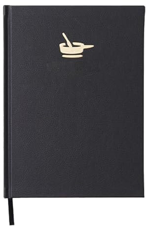 ccuzs Personal Cooking Notebook, Blank Cookbook Journal, Lightweight Make Your Own, Portable Recipe Writing, Hardcover Cooking Notebook for Kitchen, Cook, 22.4x17.9cm