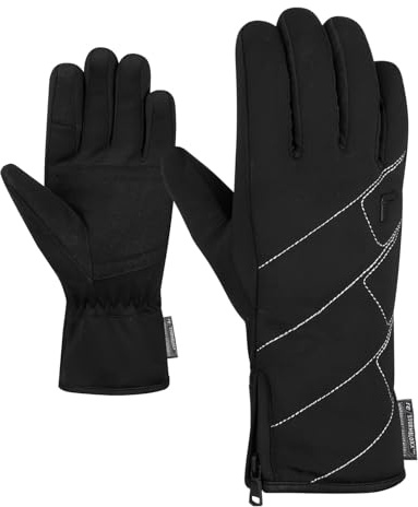Reusch Loredana STORMBLOXX™ Touch-TEC extra warme, windabweisende und Wasserabweisende Multisporthandschuhe Outdoorhandschuhe für Damen touchscreenkompatibel für die Bedienung von Handy und Tablet