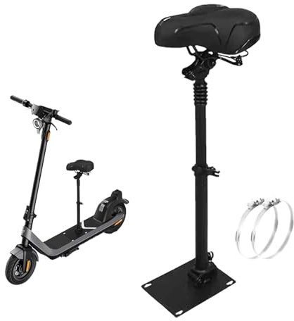 E Scooter Sitz für NIU KQI2, Sitzsattel für Elektroroller Sitz für E Scooter Faltbarer Rollersitz Scooters Sitzs 45-67cm Einstellbare HöHe 100kg Laden Ersatzzubehör für Scooters Sitzs