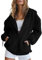 Uwdiohq veste d ete femme Veste Capuche Homme Blazer Blanc Blouson Femme Doudoune Courte Rose Chic En Jeans Simili Cuir Marron Vestes De Randonn��E Hiver Vetements Italiens Sequin Bomber Jacket Women