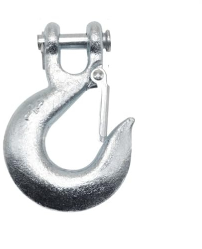 Manille de remorque 8T Crochet de remorque Manille Attelage de remorque de véhicule à heures supplémentaires Outils de transport automobile Corde de remorque(Silvery Hook 4T)