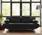 DELIFE Bettsofa Cady Schwarz 200x90 Schlaffunktion und Bettkasten Schlafsofa