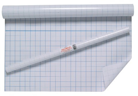 1 Roll 50cm X 1 Meter Book Cover Clear Film Sticky Back Plastic Fablon Type Adhesive Acid Free