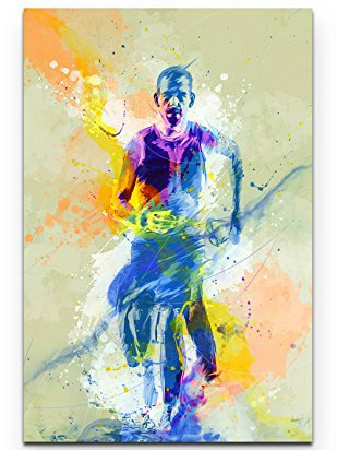 Paul Sinus Art Triathlon 90x60cm auf Leinwand gespannt fertig zum aufhängen