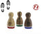 Stemplino® Ministempel - Motiv: Schuhabdruck - 12mm Durchmesser - Holzstempel Wichtel Stempel Wichtelzubehör Wichtel Zubehör mit Schuhabdruck Motiv Spuren Stempel