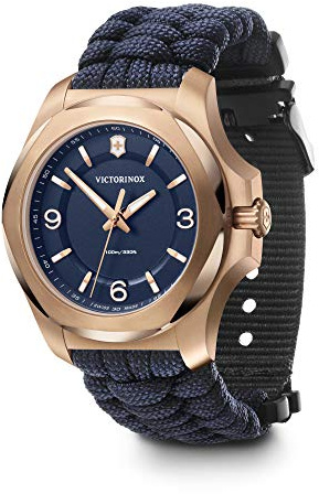 Victorinox Damenuhr I.N.O.X. V Ø 37 mm, Swiss Made, Analog Quarz, wasserdicht bis 100 m, Saphirglas