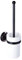 SXLSZ Antik Schwarz WC-Bürstenhalter + WC-Bürste Klobürstenhalter Toilettenbürstenhalter aus Messing & Keramik,WC-Garnitur Toilettenbürste - zur Wandmontage Bohren