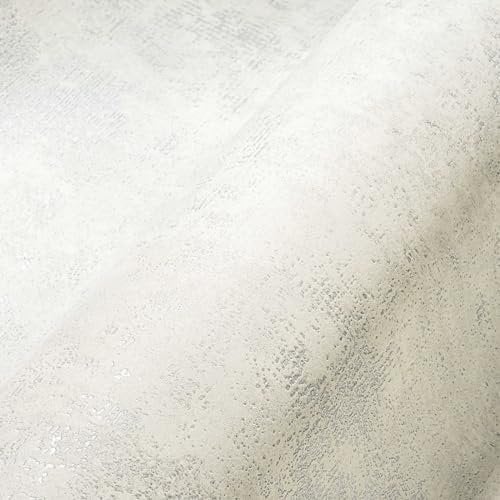 A.S. Création Strukturtapete Weiß Grau THE BOS 388329 Vliestapete Metallic 10,05 m x 0,53 m Made in Germany