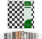 casa pura Vinylboden Meterware Atlantic - Holzoptik Fliesenoptik Steinoptik - PVC Bodenbelag - Vinyl Designbelag für Küche, Bad & Wohnbereich (Damier 019D, 100x150cm)