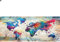 5D Diamond Painting Landschaft 110x50 cm (Inner 104x44 cm) Diamant Painting Bilder Diamond Painting Landkarten Erwachsene Kreuzstich Set Kinder Anfänger Strass Gemälde Wall/Eingang/Büro Dekorationen