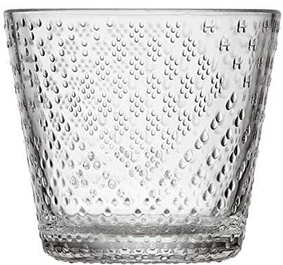 Iittala 1065611 Tundra Tumbler, Glass, Cup, Approx. 9.8 fl oz (290 ml), Pair Set (2 Pieces)